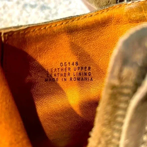 MADEWELL Billie Suede Leather Zip Up Ankle Boots Taupe Tan Heel Booties Womens 7 - Picture 4 of 13